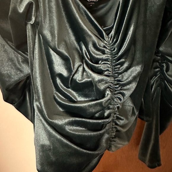 express velvet top. loved this for going out. so cute and trendy - Picture 2 of 2